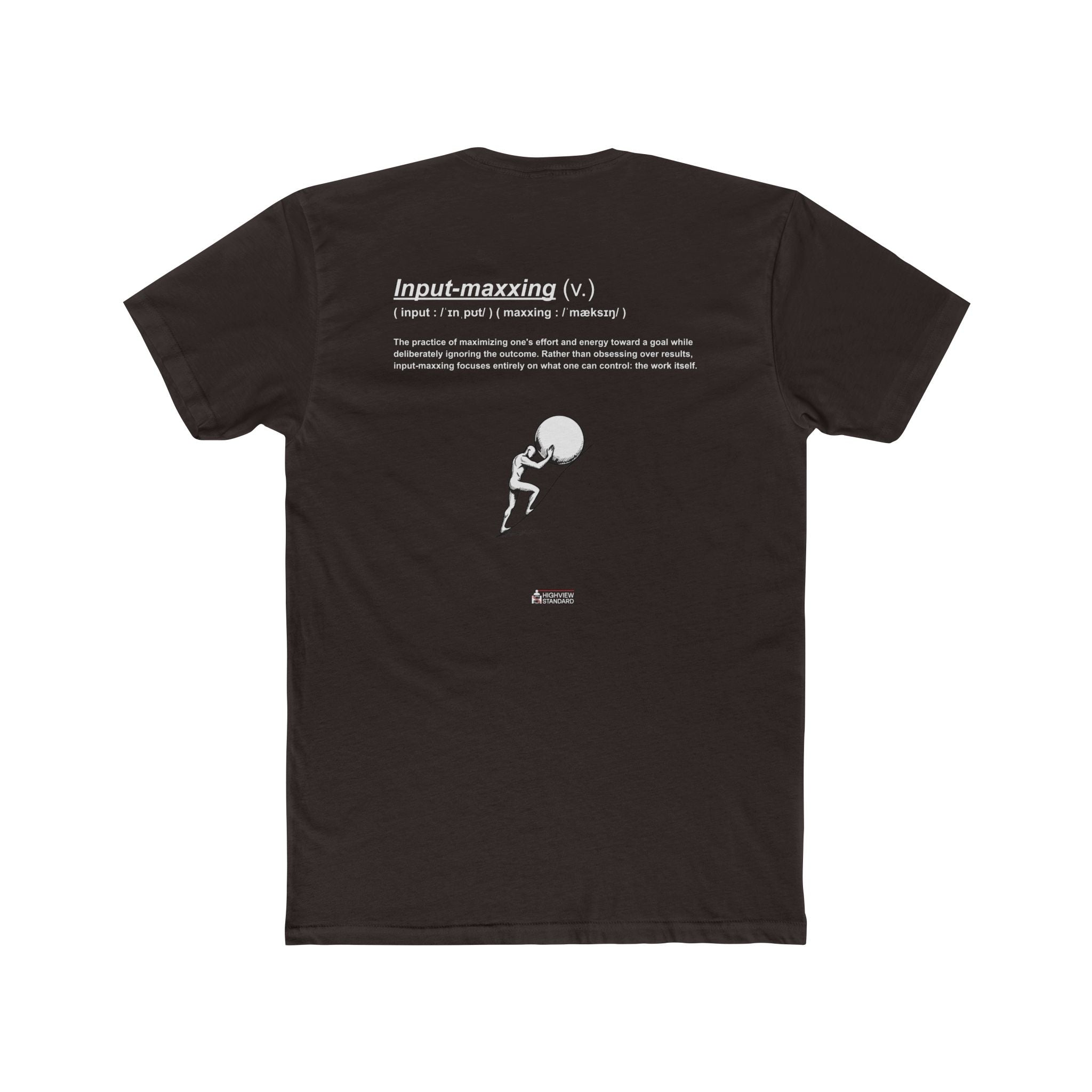 "Input‑Maxxing" - Adult Tee