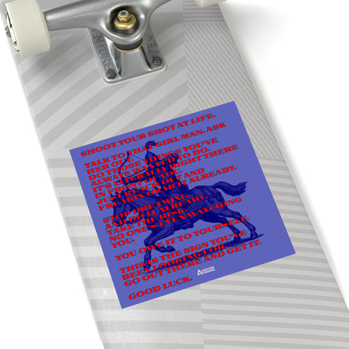 'Shoot Your Shot at Life' - Vinyl Sticker