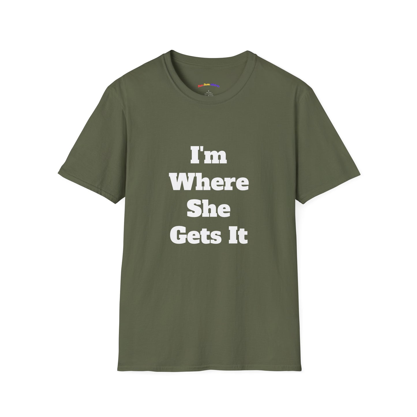 I'm Where She Gets It – Mom Daughter Matching Shirt