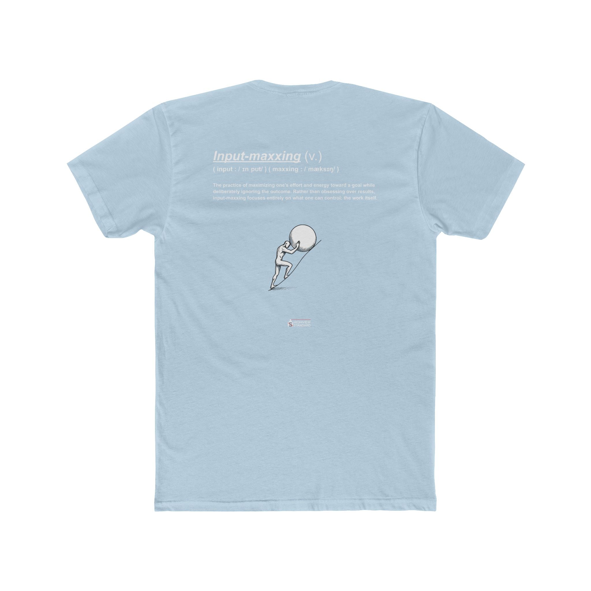 "Input‑Maxxing" - Adult Tee