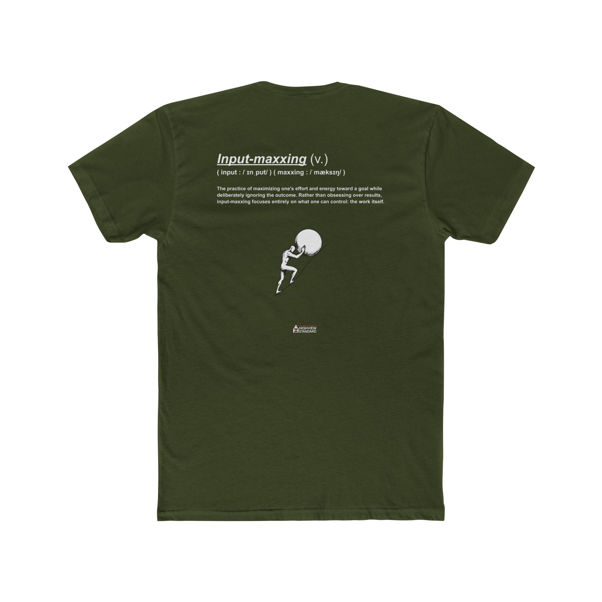 "Input‑Maxxing" - Adult Tee