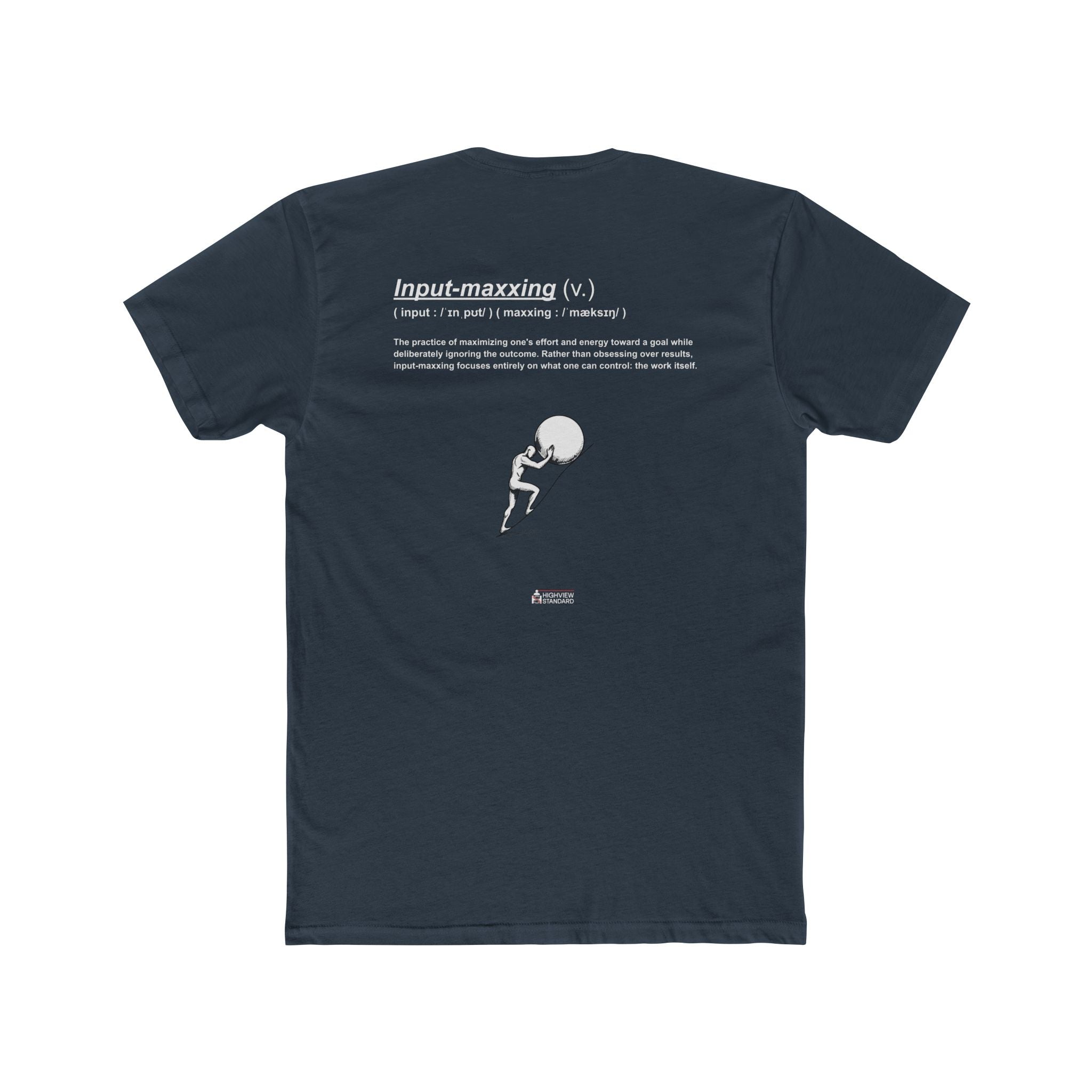 "Input‑Maxxing" - Adult Tee