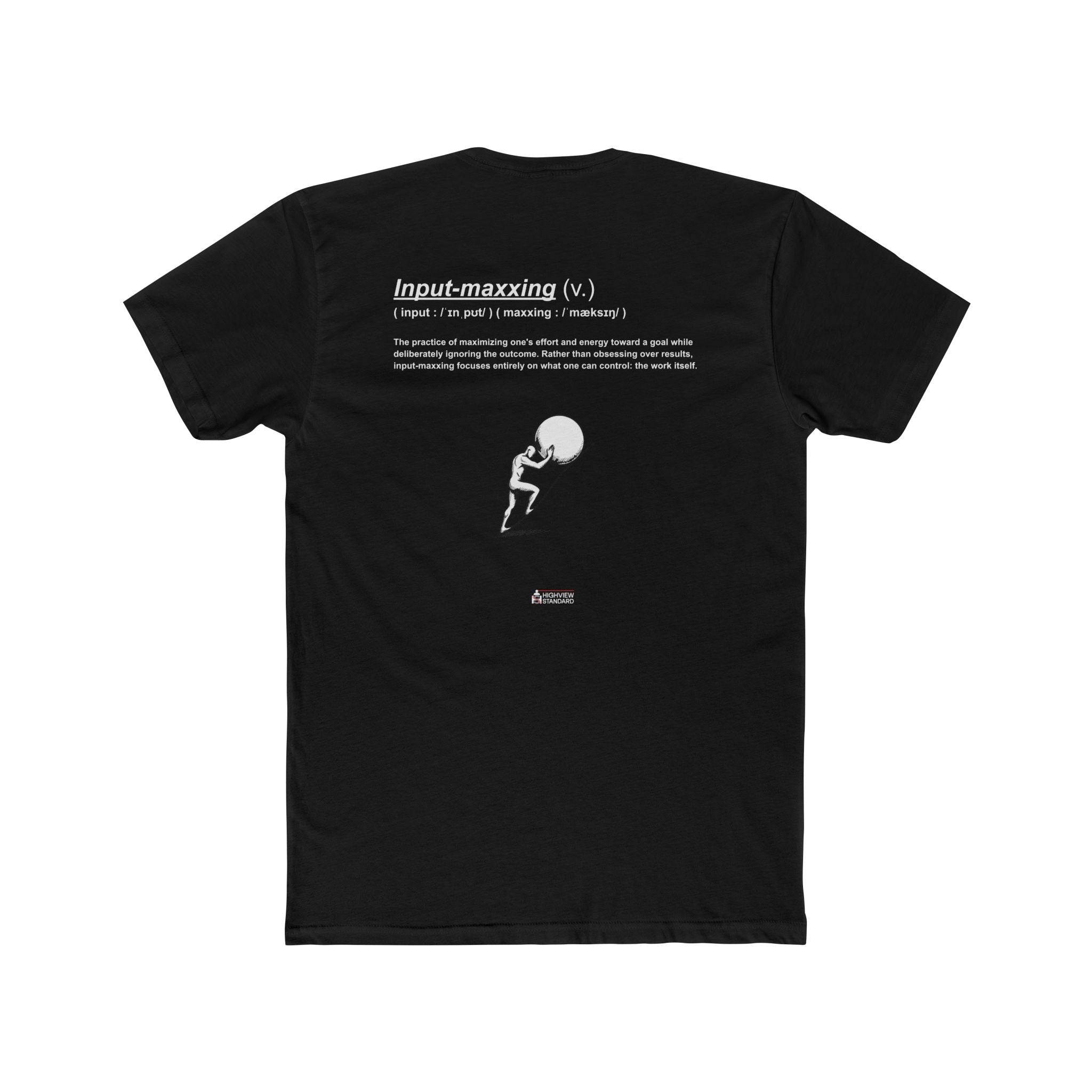 "Input‑Maxxing" - Adult Tee
