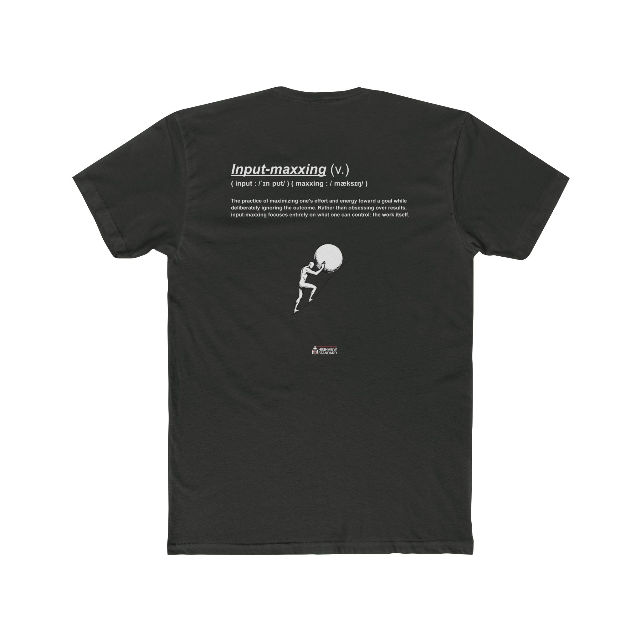 "Input‑Maxxing" - Adult Tee