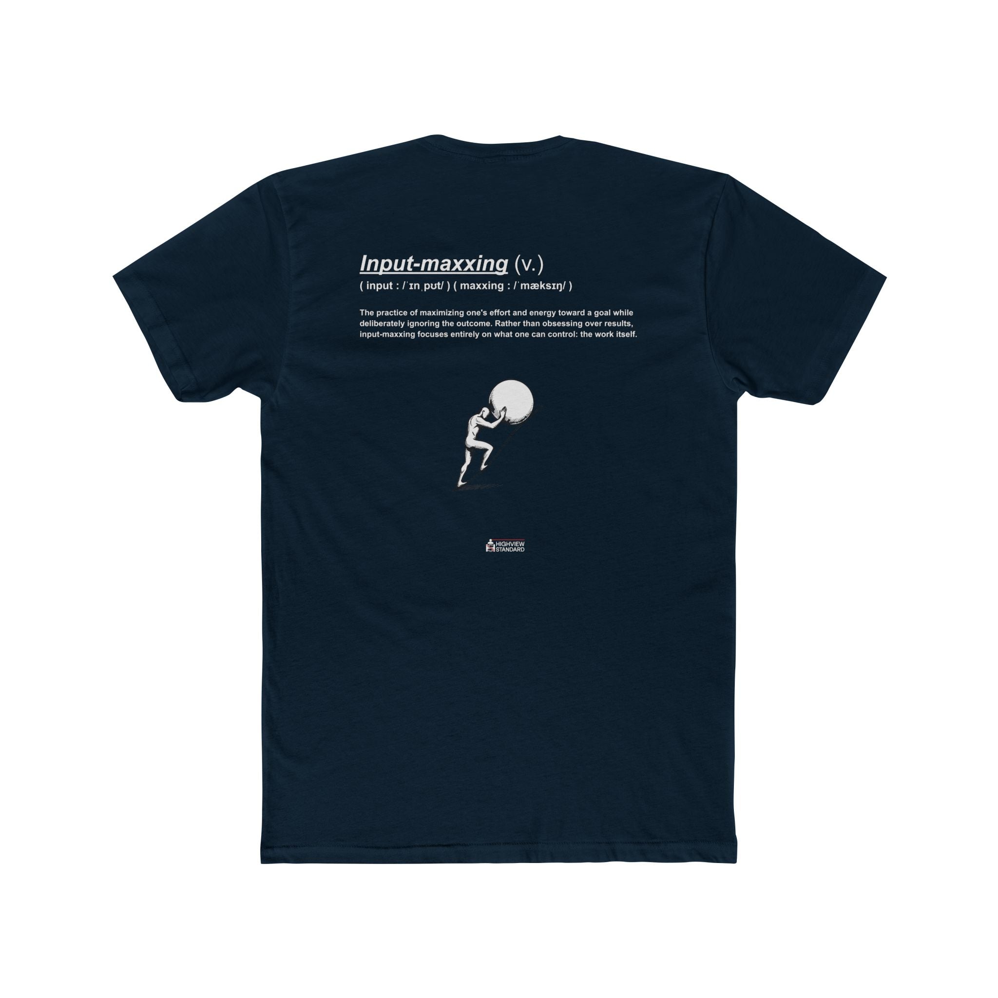 "Input‑Maxxing" - Adult Tee